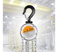 Palan à Chaîne en Alliage D'aluminium, Fabriqué en Matériau à Haute Résistance, avec Une Capacité De Charge De 250 à 500 Kg, Peut Facilement Gérer Diverses Opérations De Levage. 250KG/3M