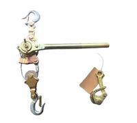 Palan à chaîne, extracteur Manuel 1 T avec poignée en Fil, extracteur de câble à cliquet, extracteur de câble en Acier Manuel, extracteur de câble à cliquet (1200-00008 1 T 1 T)