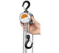 Palan à chaîne Manuel en Alliage d'aluminium, Mini palan à chaîne léger, palan de Levage, chaîne G80 0,25 T/0,5 T, Double Frein sécurisé pour Atelier de Garage 0.25T