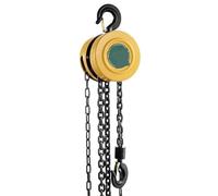 Palan à chaîne manuel standard national, 2 tonnes, 1 tonne, 3 tonnes, 5 t, grue manuelle ronde, grue à chaîne inversée(1 ton 3 meters)