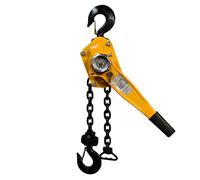 Palan à chaîne robuste en acier galvanisé G80, crochet pivotant à 360°, hauteur de levage de 3 m, capacité de 6 tonnes, idéal pour la construction, l'exploitation forestière, le garage