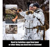 Palan À Engrenage Pour Mirador, Palan À Engrenage Rétractable Pour Arc, Utilisation Sûre De 26 Pieds Pour La Chasse À L'arc