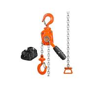 VEVOR Mini Palan à Levier Manuel 0,5 T Palan à Chaîne à Cliquet Manutention Levage 1,4 m Acier Carbone G80 Frein Weston Double Cliquet Guidage Chaîne Crochet 360° pour Marchandises Garage Quai Usine