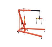 Palan à moteur hydraulique avec levier, grue pliable de 2 tonnes/4400 lb et niveleur levage for la réparation automobile le chargement Pour le bricolage