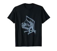 Palan à Traction mécanique Linogravure Garage Art T-Shirt
