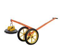 Palan De Couvercle Trou D'homme Réglable, Équipé D'un Aimant Levage, Capacité : 400 Kg / 880 Lb, Adapté À La Manipulation Matériaux Construction(Wheel Size 60cm/23.6in)