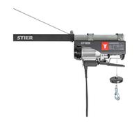 Palan de traction à câble électrique STIER, capacité de charge 250kg, puissance 500W