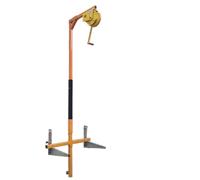 Palan d'installation CA robuste 5HP Support pliable et treuil manuel de 30 m Capacité de charge 816,5 kg Idéal pour le démontage et le soutien en haute altitude