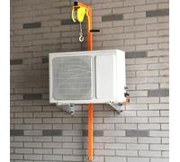 Palan d'installation de climatisation pour unité extérieure - Treuil manuel avec capacité de 150 kg pour un montage et un levage en toute sécurité