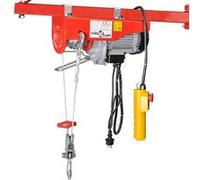 Palan électrique 1000 W 200/400 kg Palan treuils Construction robuste vidaXL