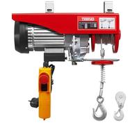 Palan électrique 1200W, Surcharge Ascenseur Treuil électrique 220V, Suspension Simple et Double300KG/600KG,6 m/min |12 m/min