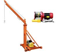 Palan électrique 220 V pour soulever des briques et chargement, capacité de 500 kg, hauteur de levage de 30 m, double piliers, construction robuste, idéal pour une utilisation en entrepôt et dans la