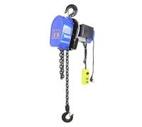 Palan électrique à chaîne compact de 2 tonnes - Conception portable et installation facile, moteur durable et puissant(Blue)