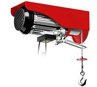 Palan électrique avec télécommande sans fil, réception du signal de 200 m, grue électrique compacte pour un usage domestique, capacité de levage de 540 W/950 W, idéal pour les tâches de levage lourd