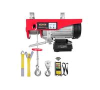 VEVOR Treuil électrique 250 kg 510 W 10 m/min Télécommande sans fil Câble 12 m