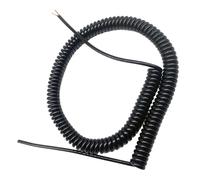Palan électrique fil à ressort éclairage câble en spirale spécial 15 17 18 20 24 AWG conduisant une nouvelle Pile de charge d'énergie(1.25meters,2core 20AWG 0.5mm2)