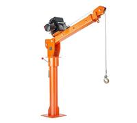 Palan Électrique Grue Électrique Pour Camion, Grue À Flèche Pivotante 360 °, Lit Pliant, Avec Treuil De 6000 Lb, Pour Soulever Des Marchandises, 2200 Bras Cadre Durable de Levage(2000lbs)