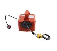 Palan Électrique Grue portative de treuil puissance grue électrique avec la télécommande capacité 500KG hauteur levage maximale 7.6M 1500W Treuil de Levage(A 220V)