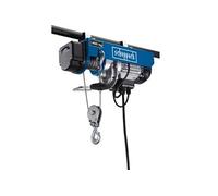 Scheppach Palan Electrique HRS400 |780W | Capacité de charge 400 Kg | Hauteur de Levage 12 m | Câble Métallique 12 m | Installation Facile