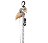 Palan Électrique Mini palan à chaîne manuel, support crochet, capacité de 0.25/0.5 tonnes, levage 3M, levier Portable, bloc Treuil de Levage(0.5T)