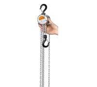 Palan Électrique Mini palan à chaîne manuel, support crochet, capacité de 0.25/0.5 tonnes, levage 3M, levier Portable, bloc Treuil de Levage(0.25T)