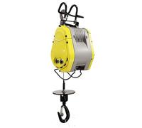 Palan électrique, mini palan à fréquence variable, palan à chaîne électrique sans balais, levage à câble en acier à vitesse réglable, treuil à levier rapide 220 V pour une utilisation intensive