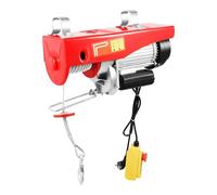 Palan Électrique Palan électrique 500kg, Machine de levage 1600W, treuil à câble en acier robuste 12m pour grue d'atelier Garage avec télécommande Treuil de Levage