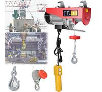 Palan éLectrique, Petite Grue 300Kg-1000Kg, Hauteur De Levage 20M, Avec éLingue Simple/Double, Double Dissipation Thermique, Pour Le Levage Dans Les Usines, EntrepôTs, Chantiers, Mines,600KG