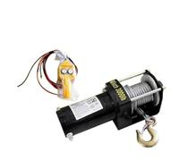 Palan électrique portable 12 V 24 V 220 V pour véhicule, treuil de grue compact, levage manuel de 2 041,2 kg, idéal pour un usage domestique et extérieur