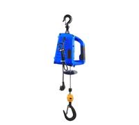 Palan Électrique Portable Avec Télécommande, Micro Treuil Robuste, Petite Grue Pour Le Levage De Garage À Domicile Bras Cadre Durable de Levage Treuils électriques(Blue 500kg Load,110V)