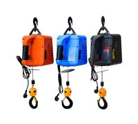 Palan Électrique Portable Treuil À Main Bloc De Traction En Acier Câble Levage 220 V/110 V(EU 22OV-REMOTE CONTROL)