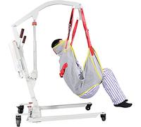 Palan électrique pour patient avec sangle en maille intégrale - Dispositif de levage robuste pour soins à domicile, capacité de 181,4 kg