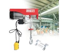 Palan Électrique Robuste, Palan Industriel, Nouvel Ascenseur Portable Avec Télécommande Filaire Et Treuil Électrique À Élingues Simples/Doubles, Moteur En Cuivre Pur, Pour Garage 400kg-12m