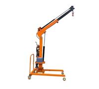 Palan Électrique Rotation simple de grue hydraulique mobile avec le chargement et déchargement du camion, cadre levage d'abaissement en porte-à-faux Treuil de Levage(2.5M,1 Ton)