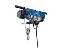 Scheppach Palan Electrique HRS400 |780W | Capacité de charge 400 Kg | Hauteur de Levage 12 m | Câble Métallique 12 m | Installation Facile