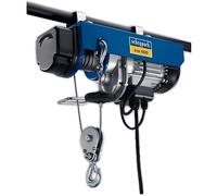 Scheppach Palan Electrique HRS400 |780W | Capacité de charge 400 Kg | Hauteur de Levage 12 m | Câble Métallique 12 m | Installation Facile