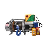 Palan Électrique Treuil électrique avec télécommande sans fil 30m, treuil robuste 1500KG/1.5T, treuil de levage 110V/220V/380V grue à moteur(220V remote control)