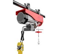 Palan Électrique Treuils Amovibles 220V Petite Grue Domestique Treuil Poulie À Tube Rond De Levage Mobile(PA200-12m-B)