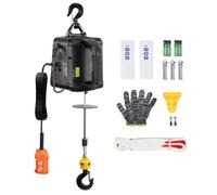 VEVOR Palan électrique 3-en-1 498,95 kg 1500 W Hauteur 7 m Télécommande filaire et sans fil