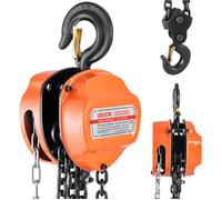 Palan Manuel à Chaîne-VEVOR-Charge 3 T-Hauteur de Levage 6 m-Système de Frein à Double Cliquet-Chaîne G80-Levage de Marchandise