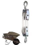 Palan manuel professionnel, extracteur à cliquet à haute charge, efficace avec entraînement multi-poulies, crochets en acier renforcé, outil de levage utilitaire avec style moderne, équipement de
