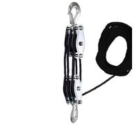 Palan métallique - Palan à câble métallique, matériel de levage | Câble léger avec résistance à la rupture, palan à câble réglable, câble de construction, palan de plafond de garage, rouleau de