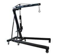 Palan Pliant à Roues Lourdes de 1 Tonne - Support de Moteur hydraulique en Acier pour Grue d'atelier