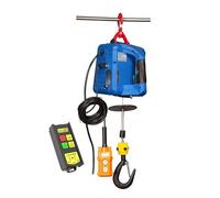 Palans électriques Palans manuels à chaînes Palan Électrique Portable, Treuil Manuel, Bloc De Traction, Câble Métallique En Acier, Levage, Corde Remorquage, 220V/110V