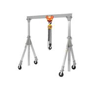 Palans électriques Portique Mobile pliable en aluminium léger, grue de levage Portable réglable avec télécommande, For-0.5T 1T 2T # Grues d'atelier(3Ton-1T)