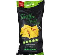 Palapa Tortilla Chips nature au sel de table Chips de tortilla du maïs 450g