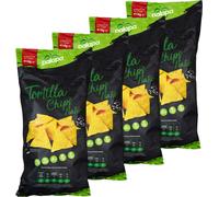 Palapa Tortilla Chips nature au sel de table Chips de tortilla du maïs 4x450g