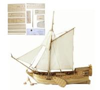 Palapozzy Puzzle en bois 3D - Modèle de bateau à voile - Fait à la main - Construction mécanique en bois - Cadeaux créatifs de Noël et d'anniversaire