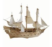 Palapozzy Puzzle en bois 3D - Modèle de bateau à voile - Fait à la main - Construction mécanique en bois - Cadeaux créatifs de Noël et d'anniversaire