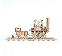 Palapozzy Puzzles 3D en bois pour adultes, faites votre propre assemblage de modèle de train à vapeur, kit de décoration à faire soi-même pour garçons et filles (325 pièces)